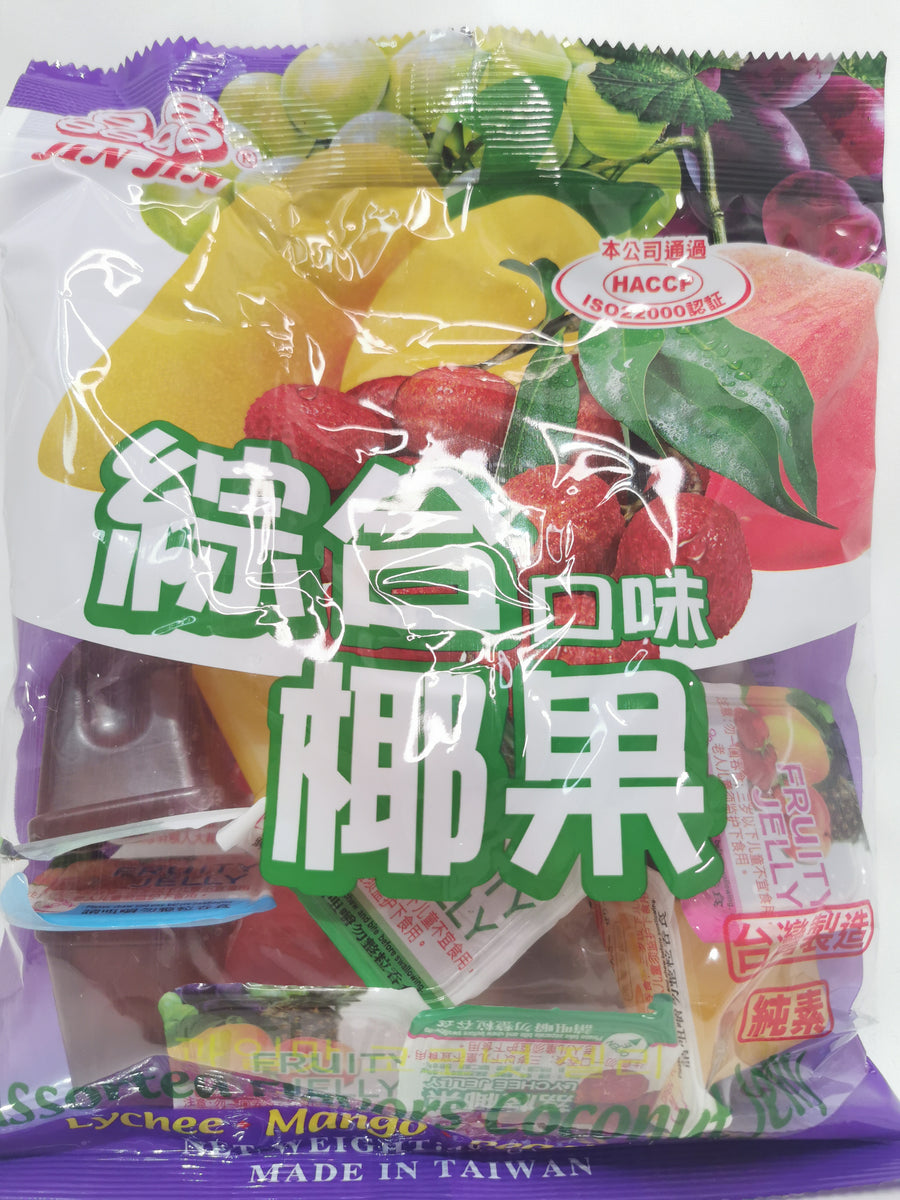 Jin Jin Assorted Flavors Coconut Jelly 400g 77 Mart