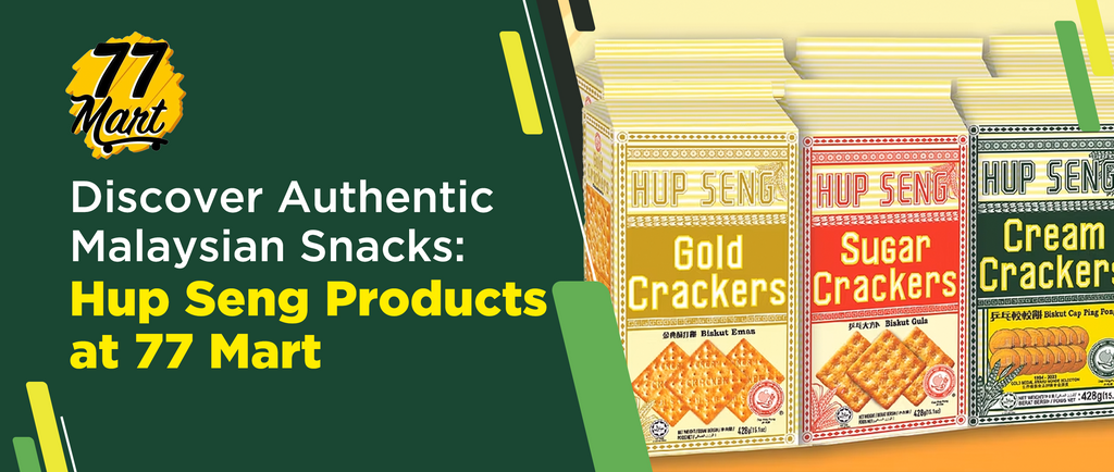 Discover Authentic Malaysian Snacks: Hup Seng Products at 77 Mart