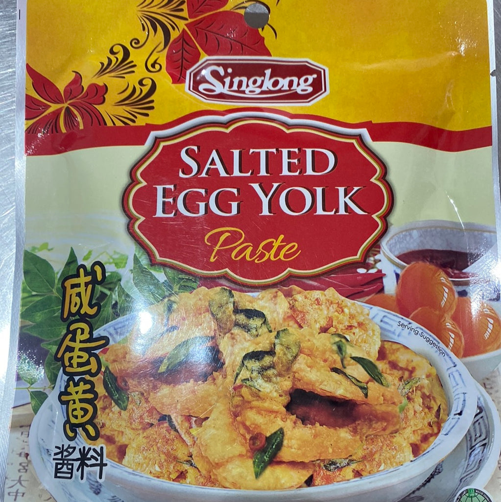 Singaporean food: Singlong Salted Egg Yolk Paste 120g, a popular Singapore Food Salted Egg Yolk Paste