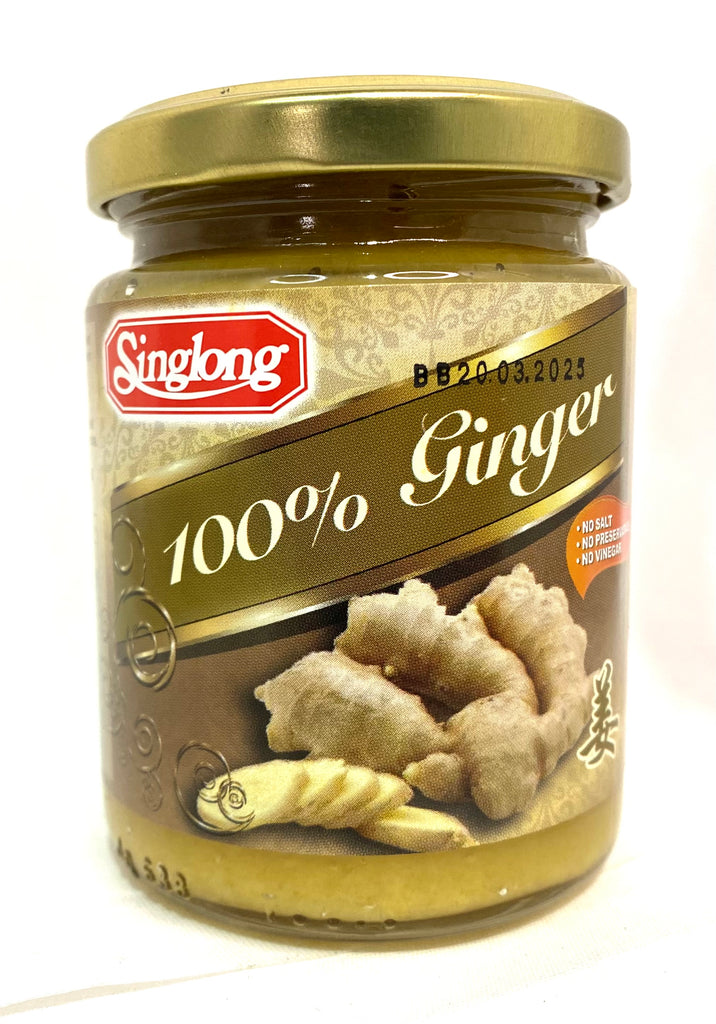 Singaporean food: Singlong 100% Ginger Paste 230g, a popular Singapore Food Ginger Paste