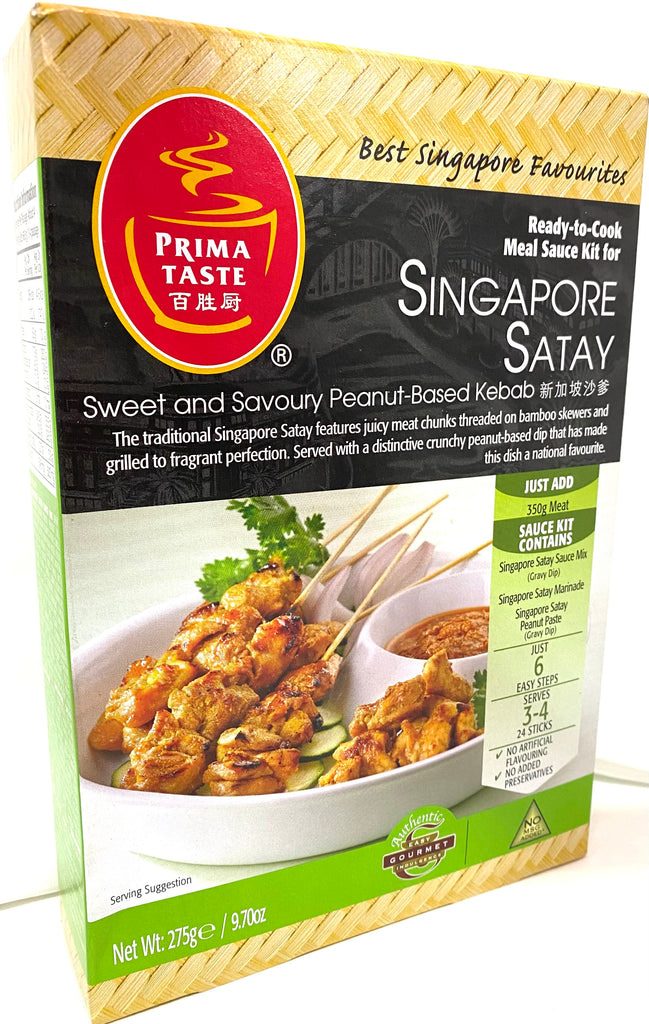 Singaporean food: Prima Taste Singapore Satay Sauce Mix 275g, a popular Singapore Food Satay Sauce Mix