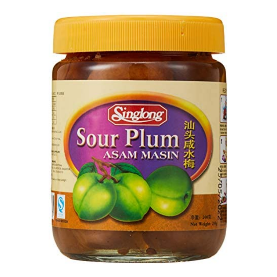 Singaporean food: Singlong Sour Plum Sauce 200g, a popular Singapore Food Sour Plum Sauce