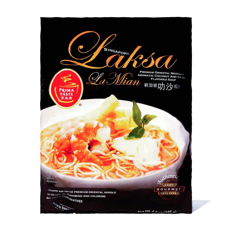 Singaporean food: Prima Taste Singapore Noodles: Laksa La Mian, a popular Singapore Food Singapore Noodles: Laksa La Mian 